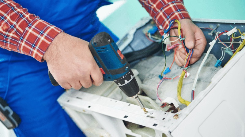 Nallıhan Toshiba Toshiba çamaşır makinesi kart tamiri – Su almama arızası orijinal parça ile giderildi. - Teknik servis örneği